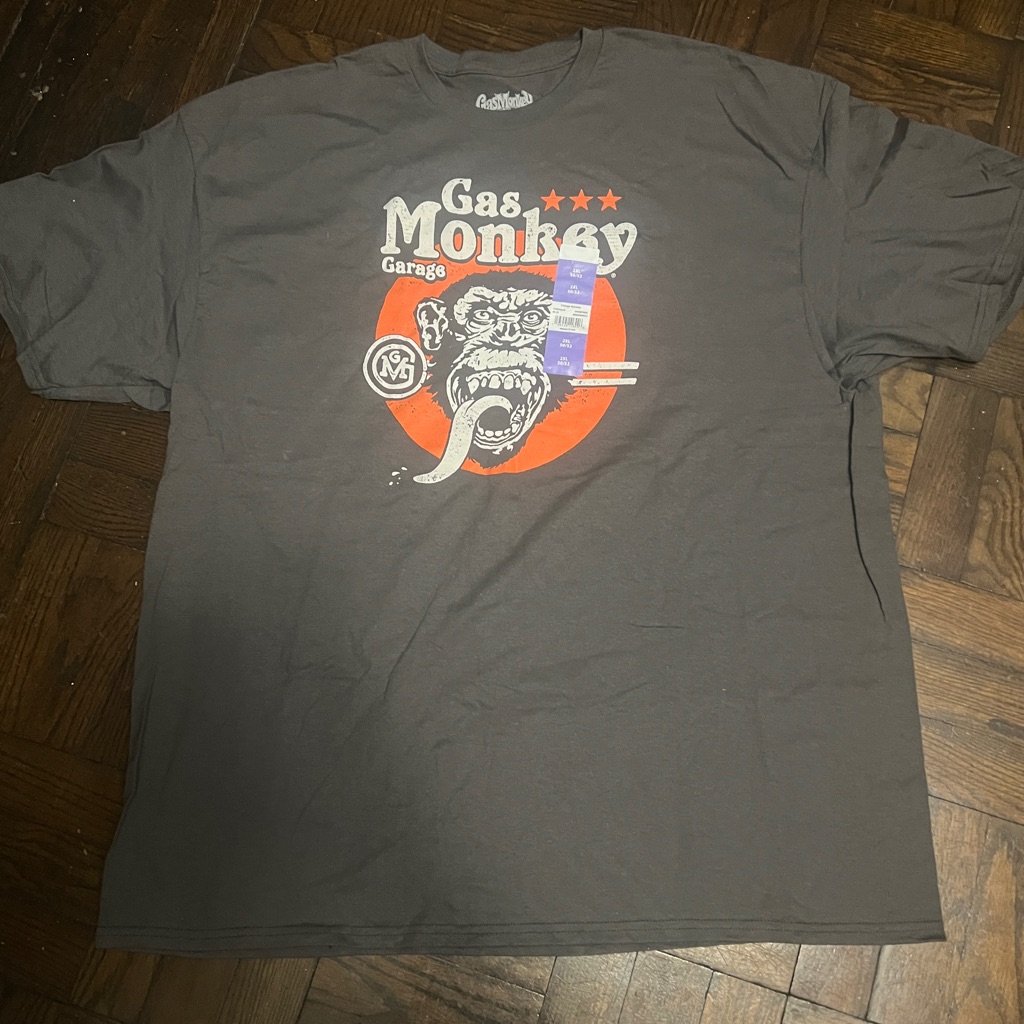 Brand New Gas Monkey Garage Gray TShirt Mens Sz 2xl